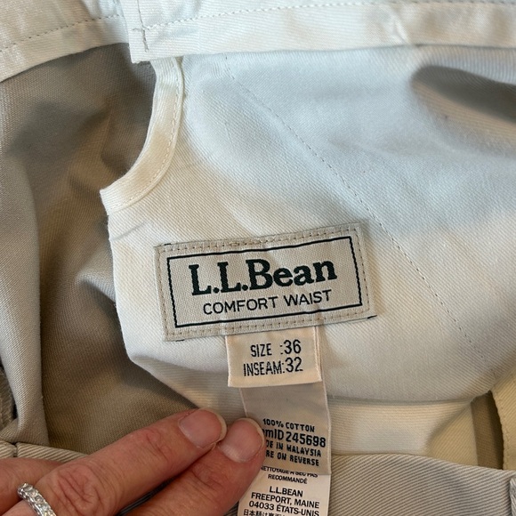 NWT LL Bean Khaki Pants - Picture 8 of 11